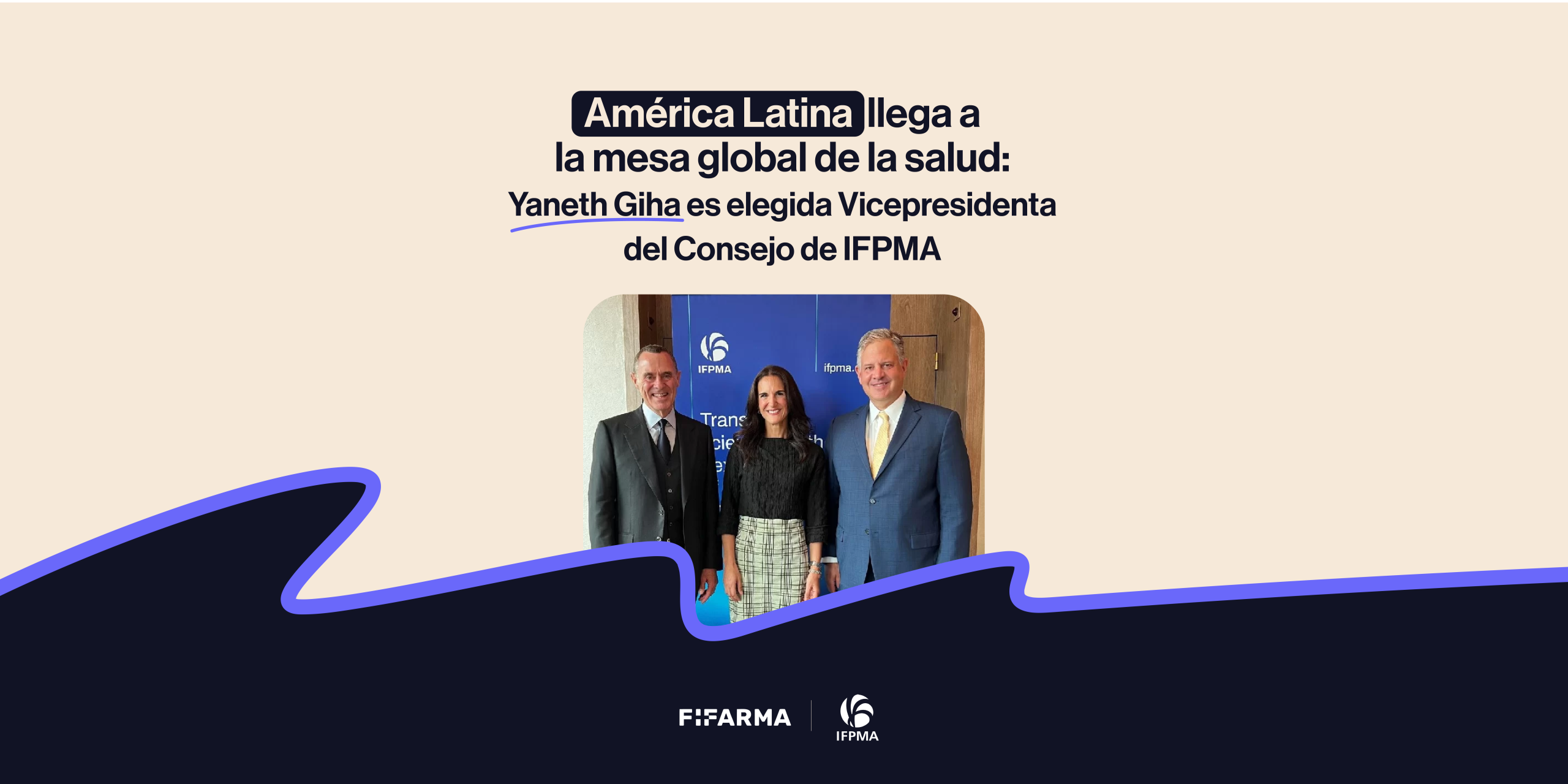 Yaneth Giha, Vicepresidenta del Consejo Directivo de IFPMA y Directora de FIFARMA
